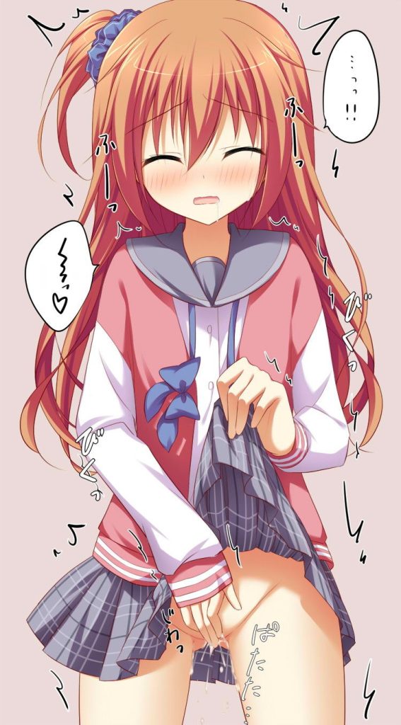 【二次】たくし上げのメチャシコで可愛い女の子のエッチな画像