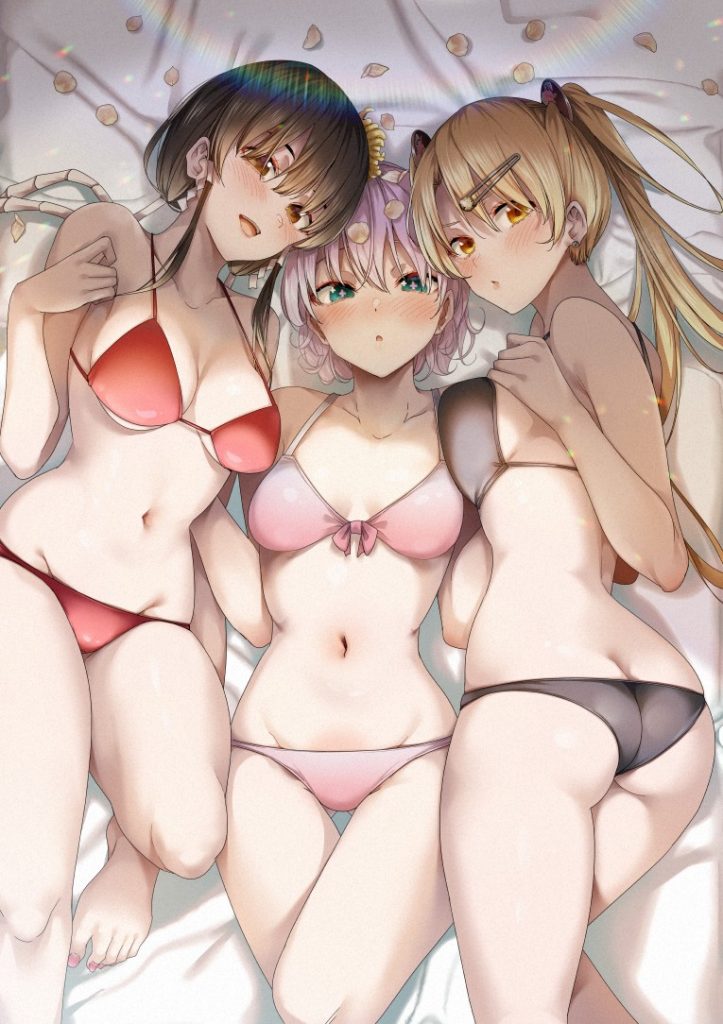 ハーレムの二次エロ画像