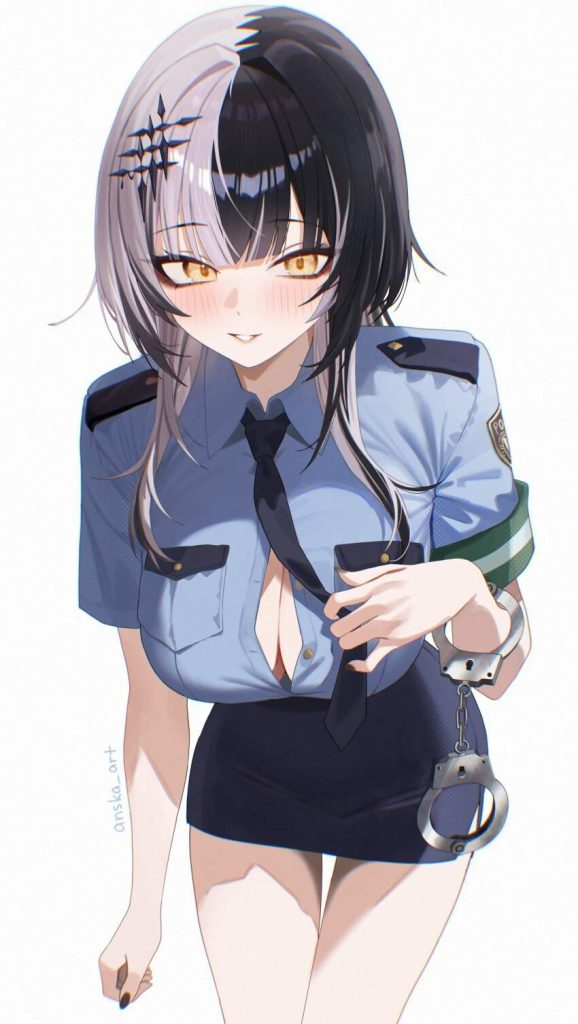 婦警の二次エロ画像で！
