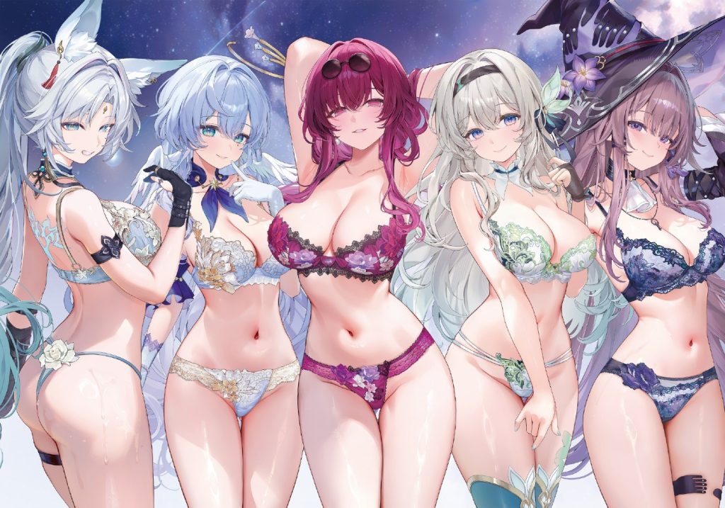 ハーレムの二次エロ画像