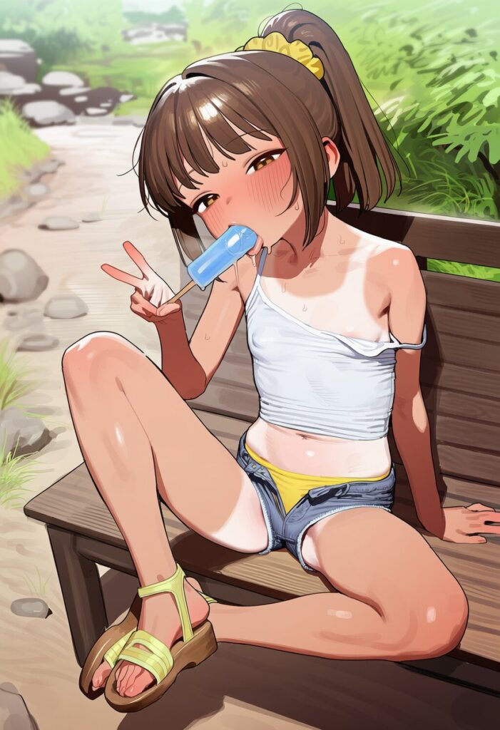 つるぺたの背徳感あふれるエロ画像