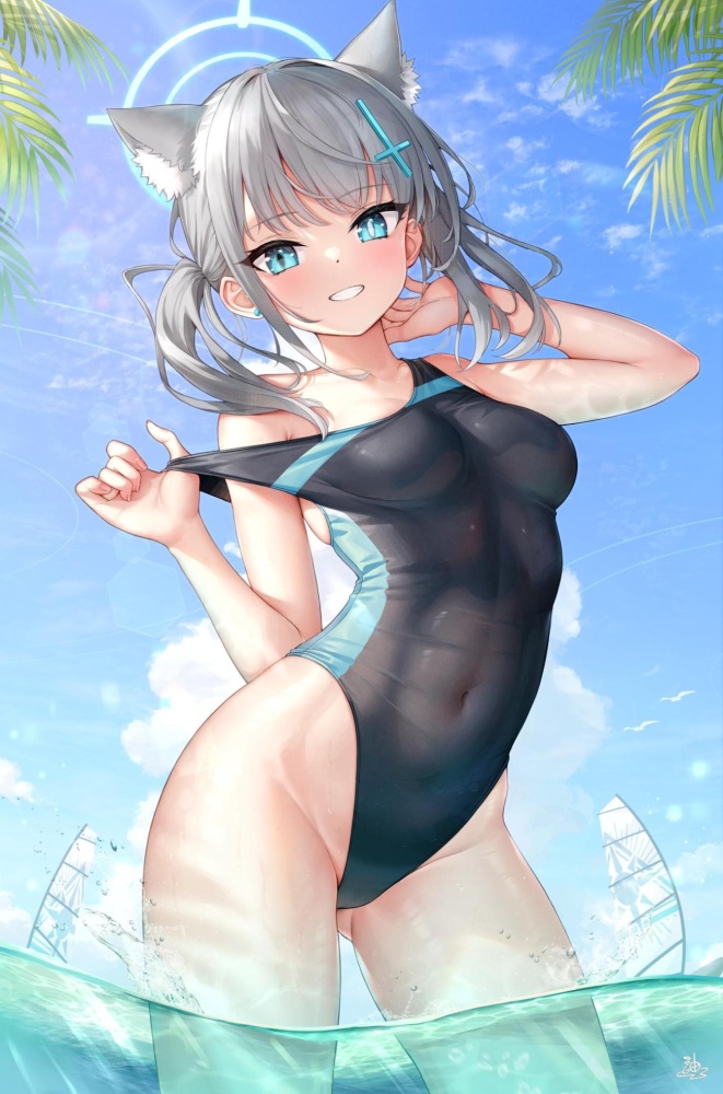 ブルーアーカイブでしこれる二次画像ください!