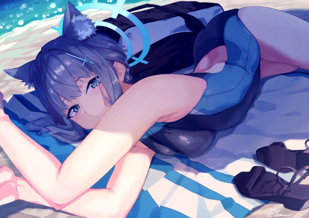 ブルーアーカイブでしこれる二次画像ください!