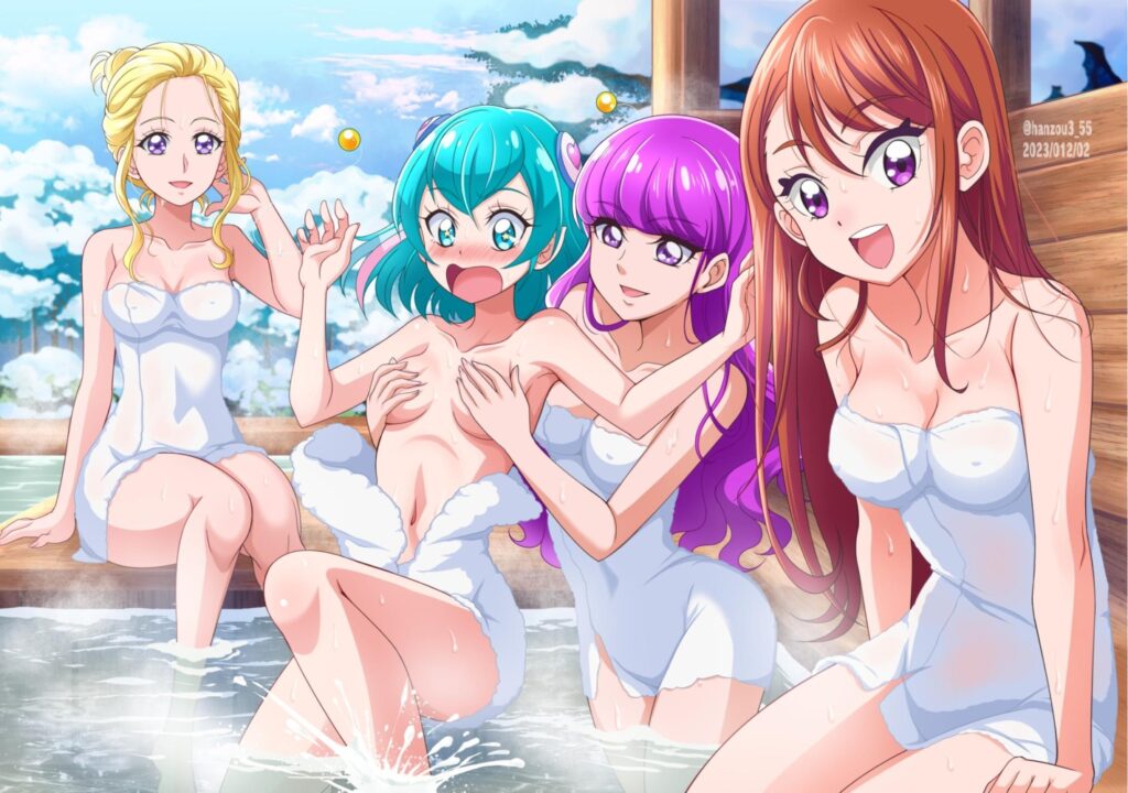 温泉のエッチな画像見たいよね?