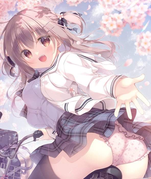 パンチラ画像で今夜もイチャラブ妄想！「やっ♥ダメェ♥そこぉ♥そこいじめないでぇ♥」