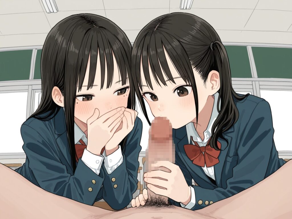 制服の二次エロ画像を愛でる。