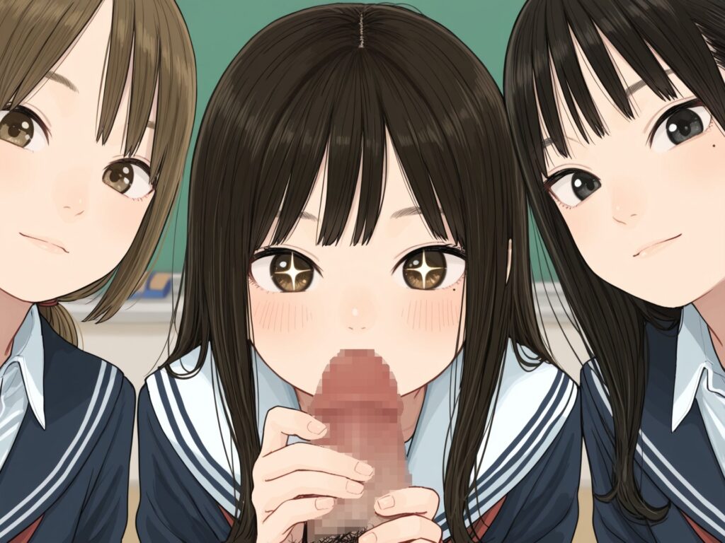 制服の二次エロ画像を愛でる。