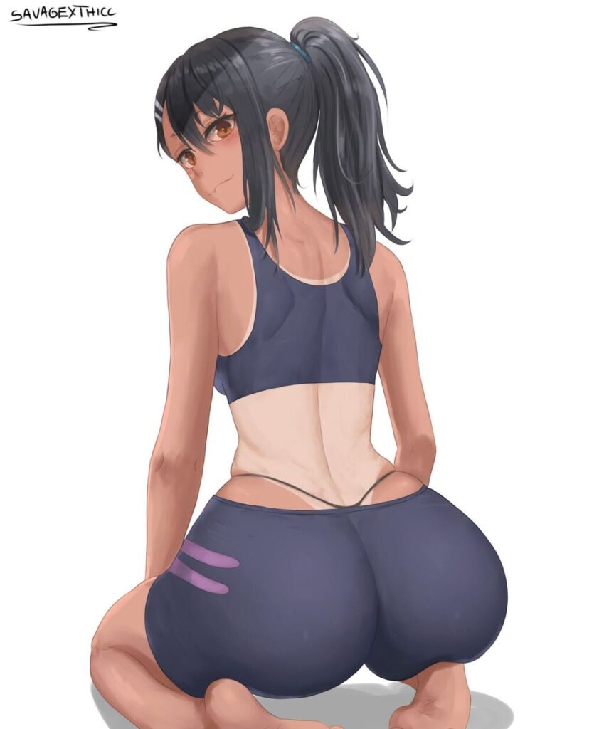 日焼け・褐色の二次フェチ画像。