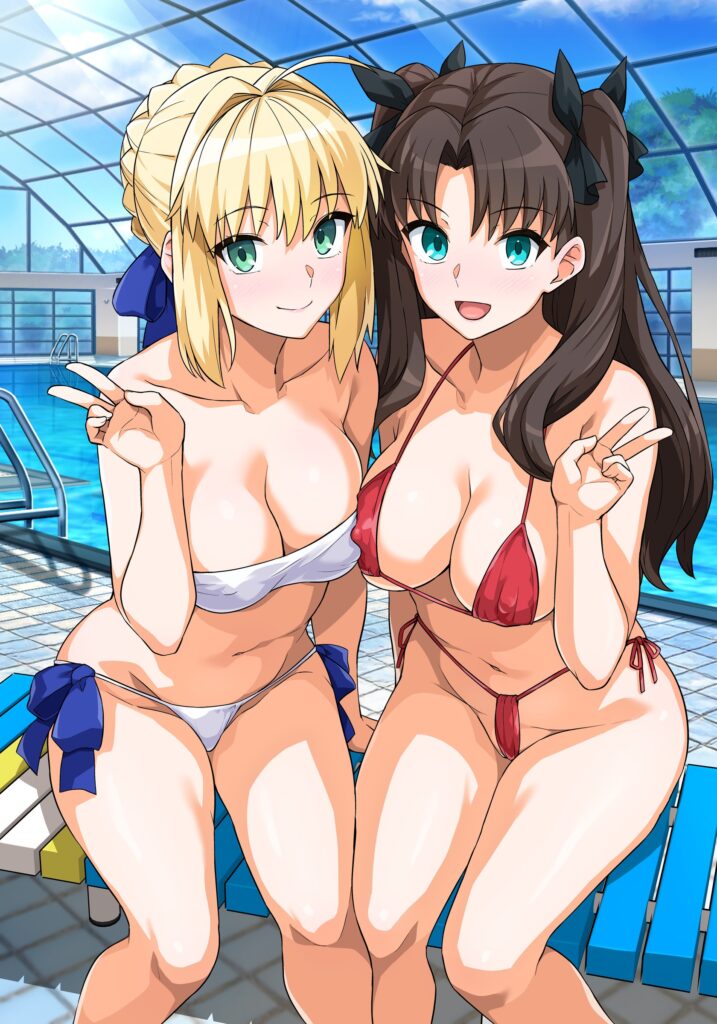 オカズにできそうな水着の二次エロ画像はいかがですか？