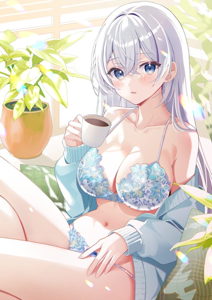 こんなにエロ過ぎる脱ぎかけの画像は反則です!