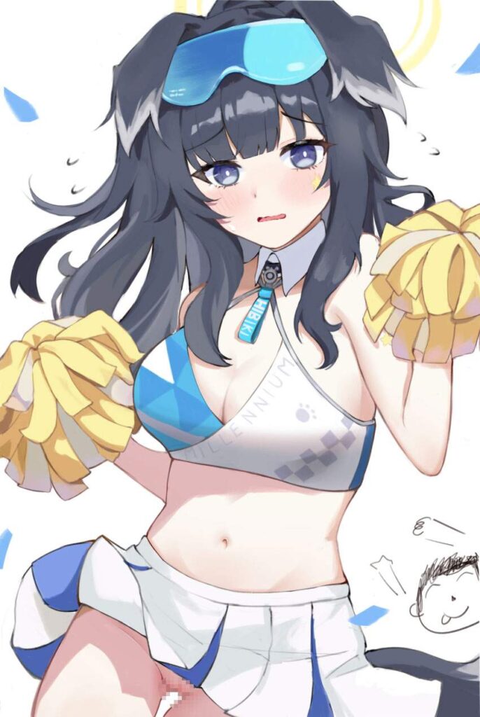 【二次】ノーパンのメチャシコで可愛い女の子のエッチな画像
