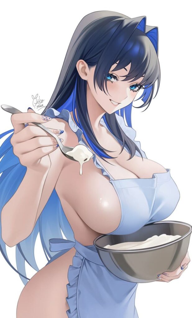 こんなにエロ過ぎる裸エプロンの画像は反則です!