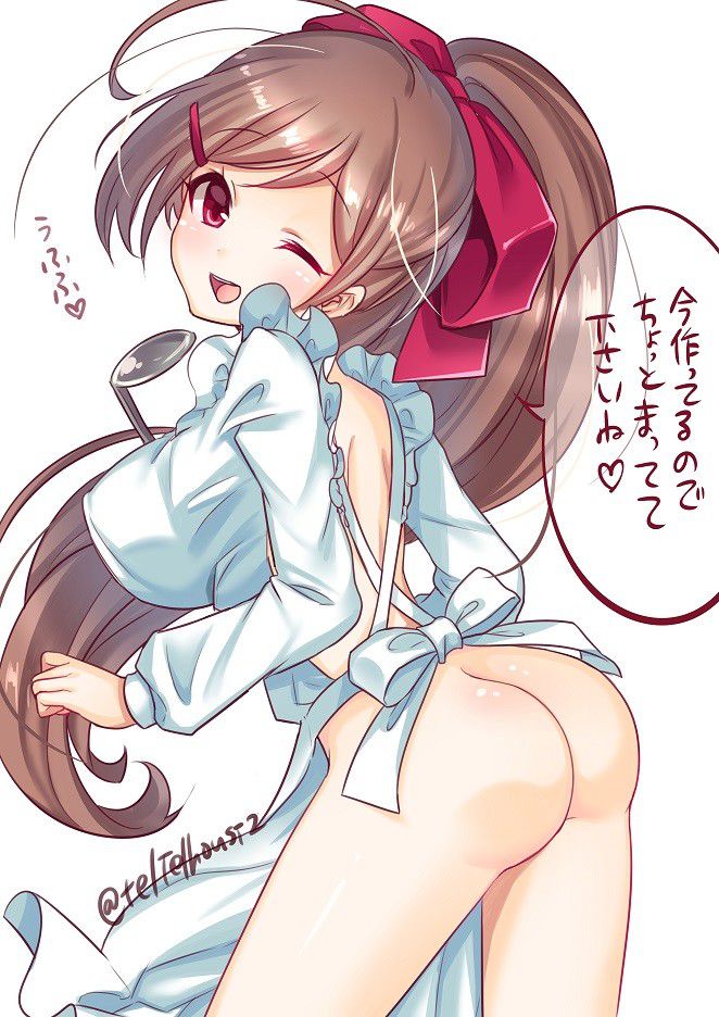 こんなにエロ過ぎる裸エプロンの画像は反則です!