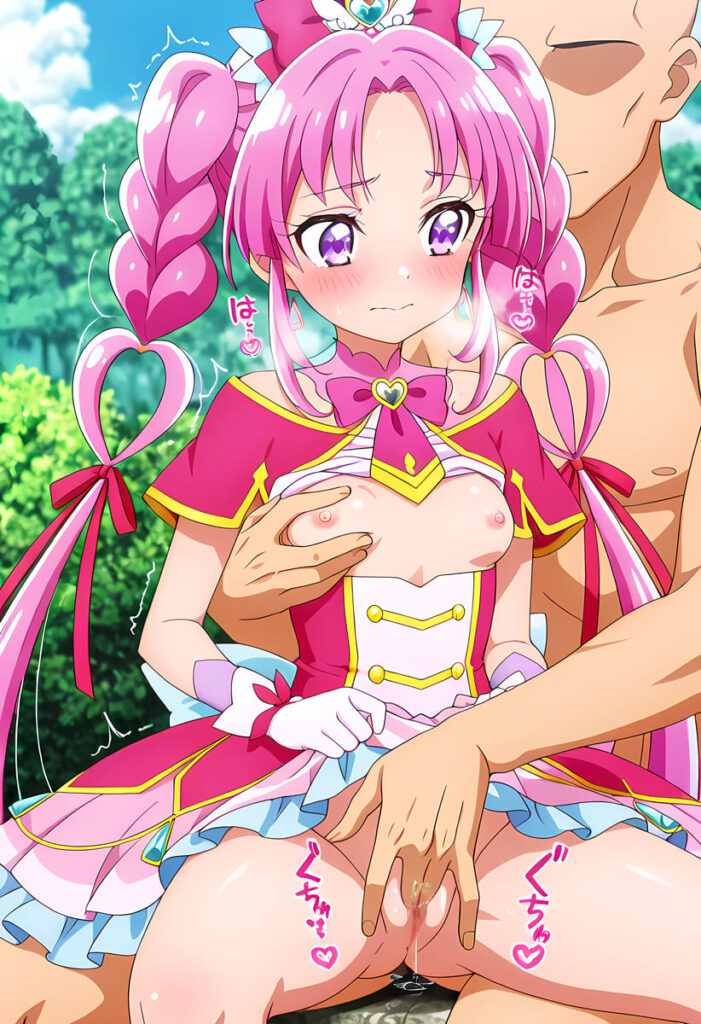 プリキュアの可愛い二次元画像。