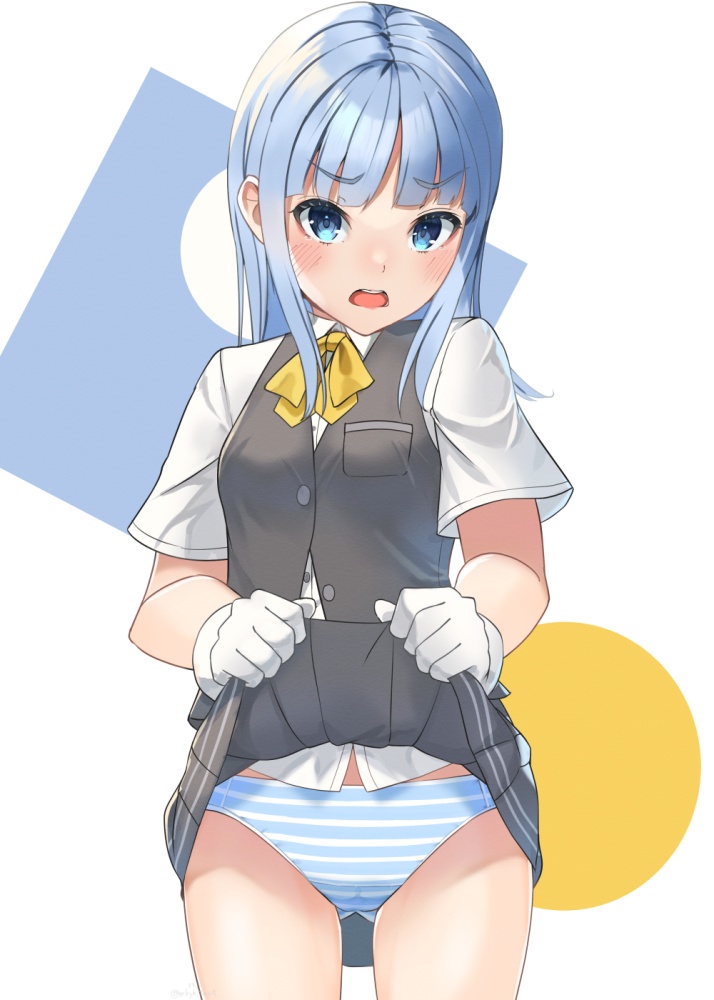 縞パンのエロ画像を集めてみた