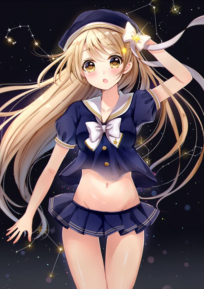 金髪の二次元エロ画像。