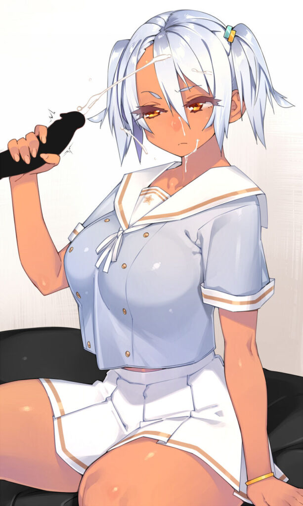 日焼け・褐色の萌えイラスト