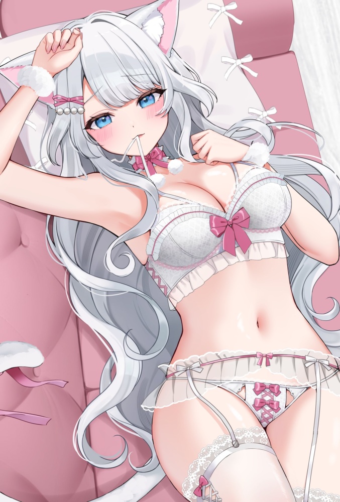 銀髪の二次エロ画像でいい夢みましょ♪
