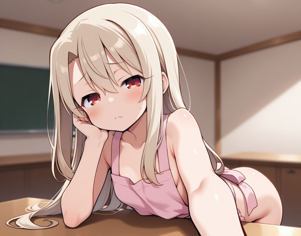 【裸エプロン】「ひあぁあ♡イキましゅ♡イってぇしまいましゅうぅー♡」エッチなご奉仕画像
