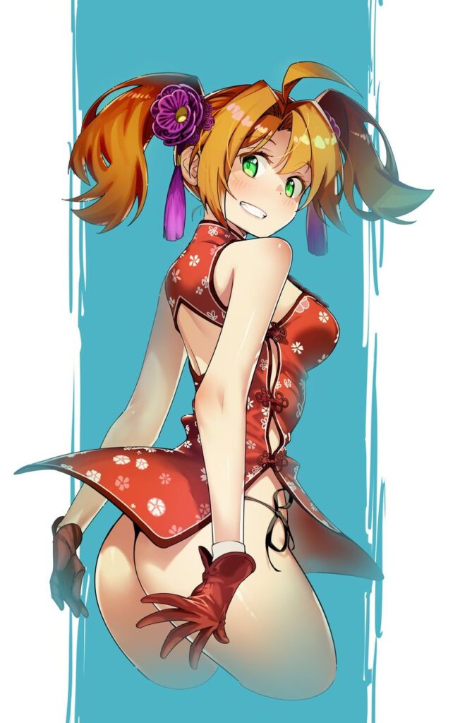 チャイナドレスの二次エロ画像で！