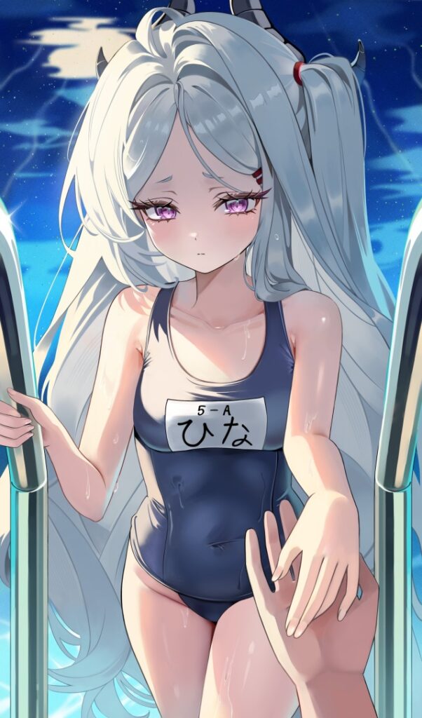 銀髪の二次エロ画像でいい夢みましょ♪