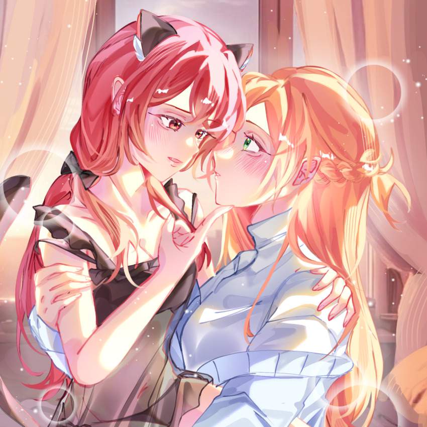 金髪の二次元エロ画像。
