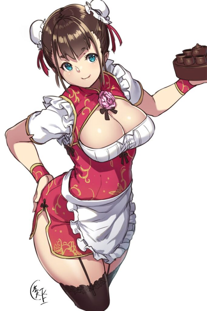 チャイナドレスの二次エロ画像で！