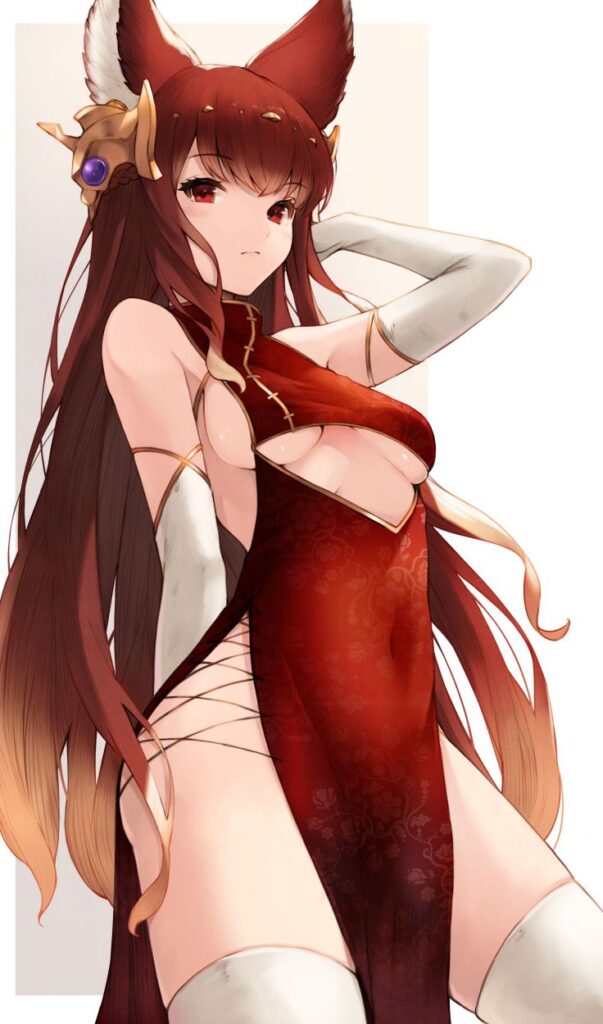 チャイナドレスの二次エロ画像で！