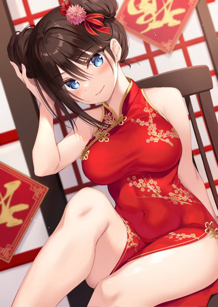 チャイナドレスの二次エロ画像で！