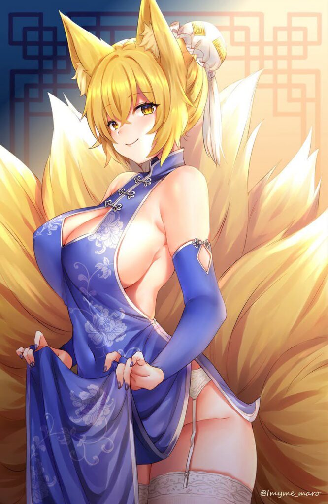 チャイナドレスの二次エロ画像で！