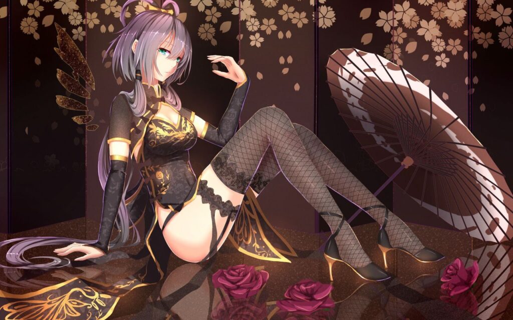チャイナドレスの二次エロ画像で！