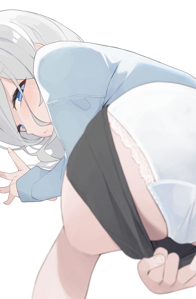 銀髪の二次エロ画像でいい夢みましょ♪