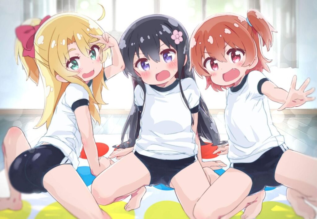 体操服・ブルマの二次元エロ画像。
