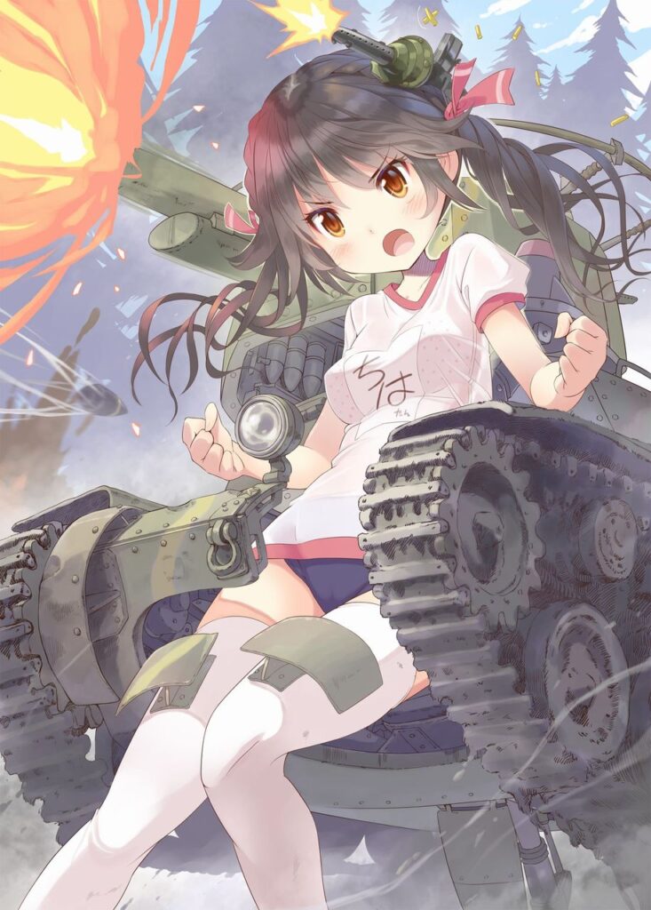 体操服・ブルマの二次元エロ画像。