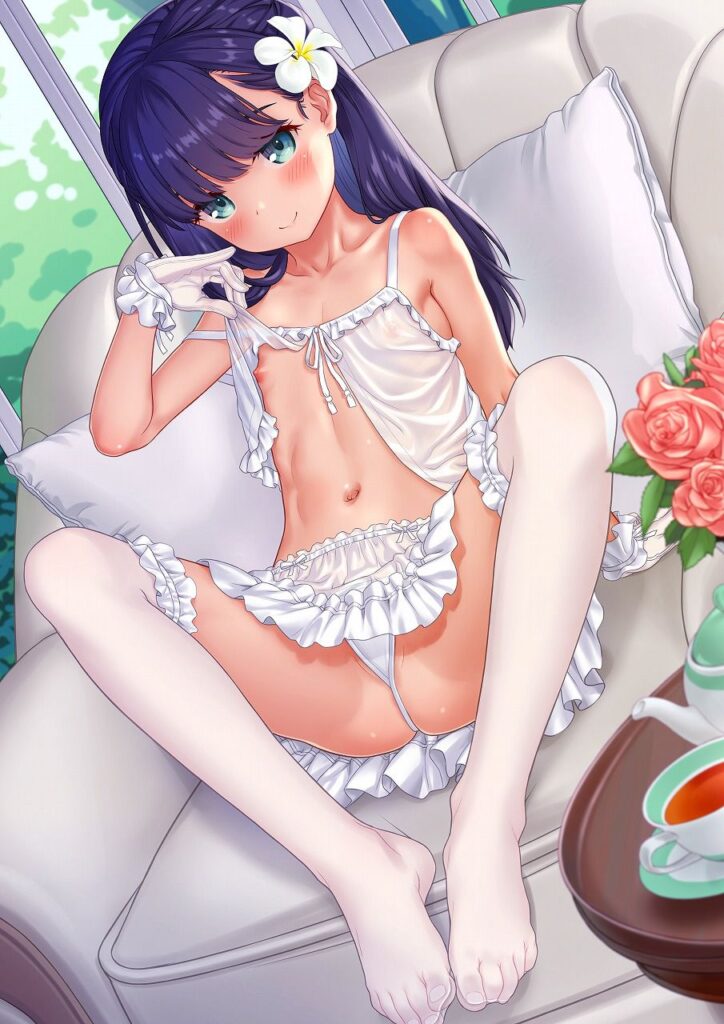 貧乳の萌えイラスト