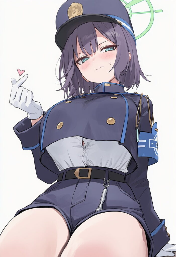 ブルーアーカイブの可愛い二次元画像。