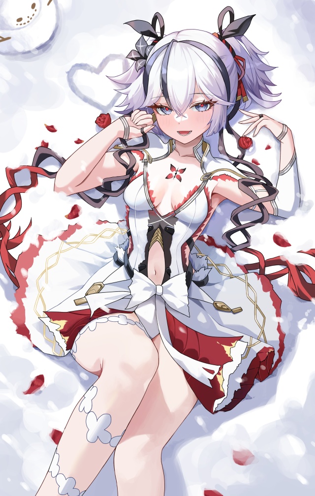 銀髪の二次エロ画像でいい夢みましょ♪