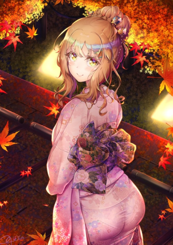 和服・浴衣の二次エロ画像くだしあ。