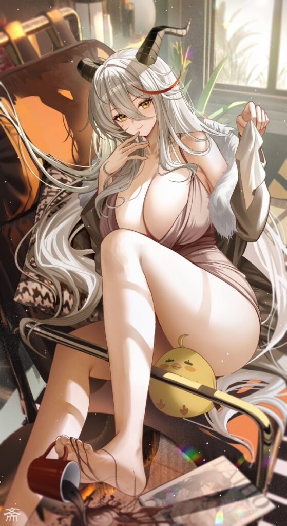 銀髪の二次エロ画像でいい夢みましょ♪