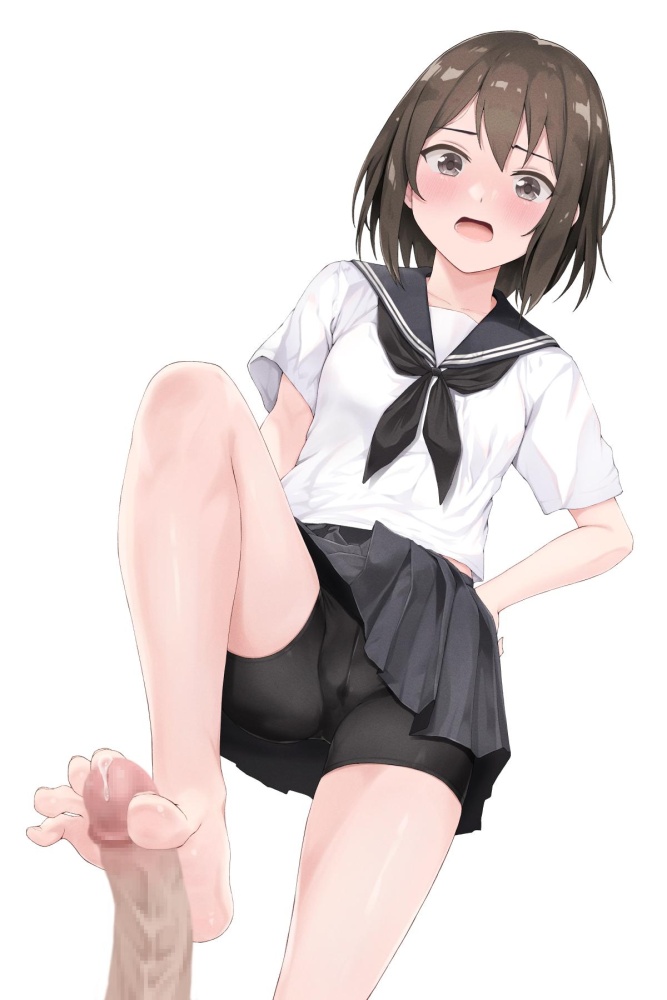 足コキのドエロい画像