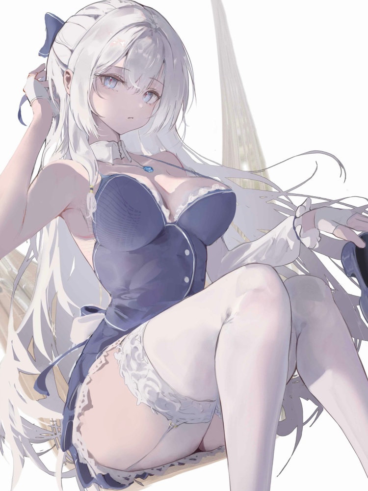 銀髪の二次エロ画像でいい夢みましょ♪