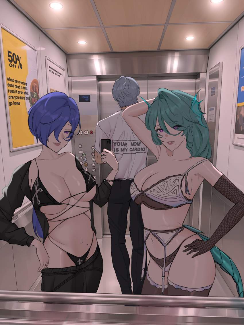 エレベーターのエロ画像を見て幸せになろう！