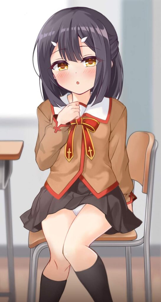 こんなにエロ過ぎるパンチラの画像は反則です!
