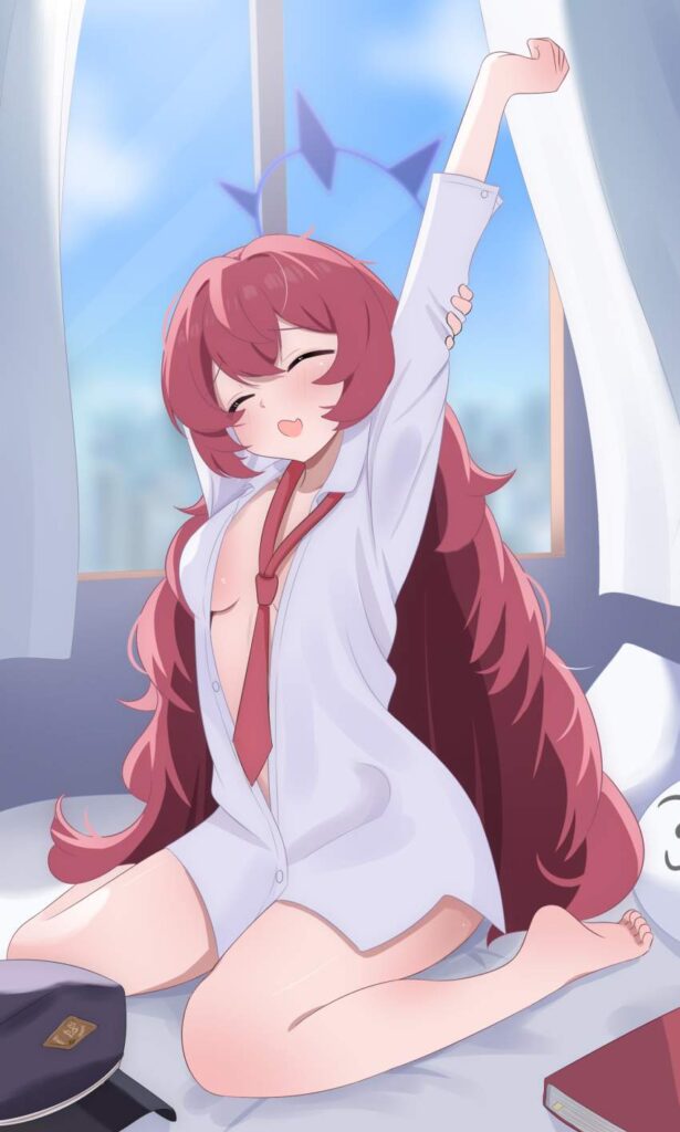寝起きのエロい画像