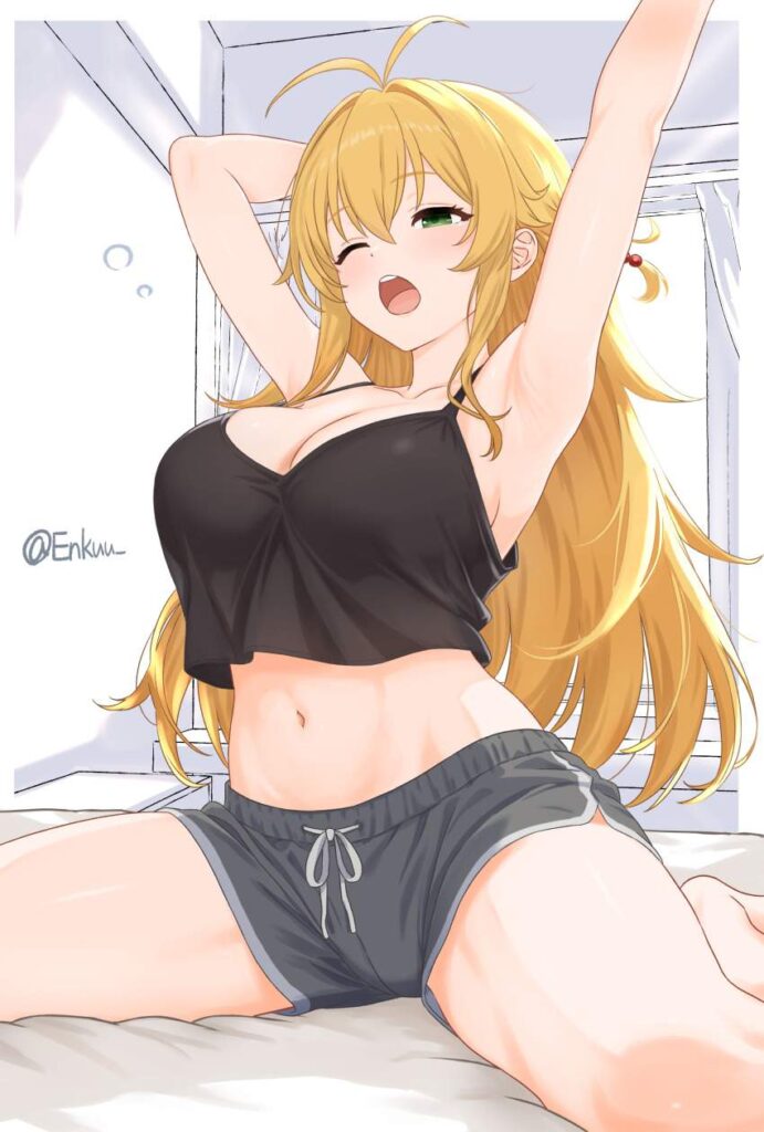 寝起きのエロい画像