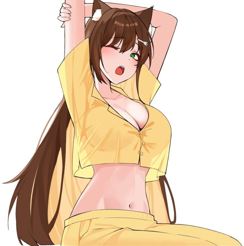 寝起きのエロい画像