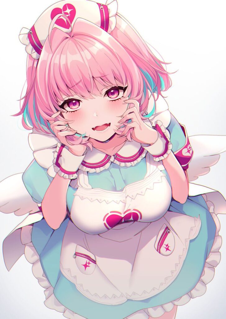 巨乳の二次元エロ画像。