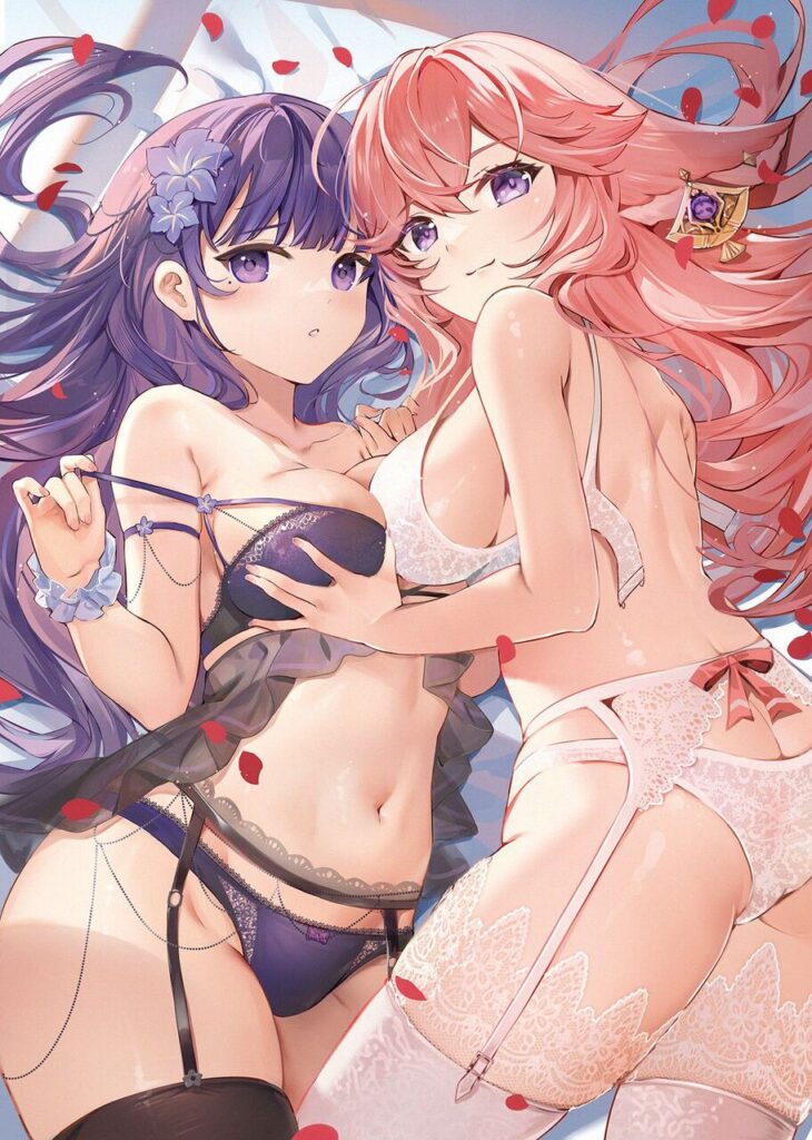 太ももの二次エロ画像でいい夢みましょ♪
