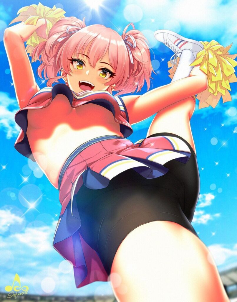 ローアングルでしこれる二次画像ください！