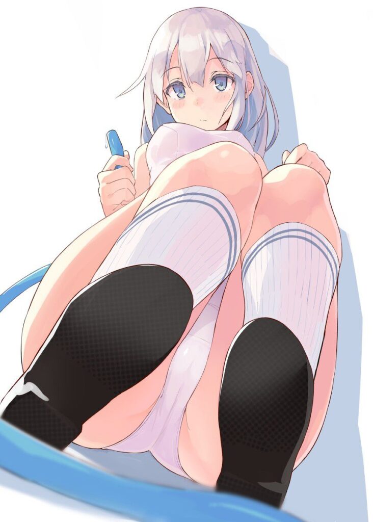 ローアングルでしこれる二次画像ください！